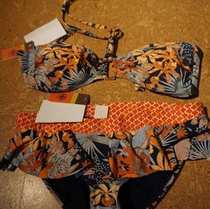 Brand new tory Burch two piece bathing suit